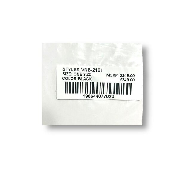 Valentino Orlandi Black Vegan Nylon Backpack w/ Pouch Logo Gold Hardwarware NWT - Picture 9 of 10